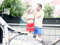 Stepbro Gives Tennis Lesson To Horny Stepsis